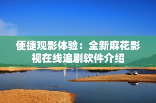 便捷观影体验：全新麻花影视在线追剧软件介绍