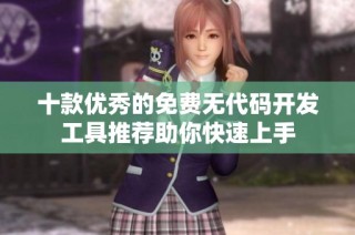 十款优秀的免费无代码开发工具推荐助你快速上手