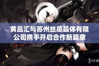 黄品汇与苏州丝瓜晶体有限公司携手开启合作新篇章