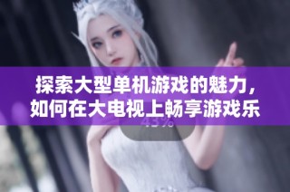 探索大型单机游戏的魅力，如何在大电视上畅享游戏乐趣