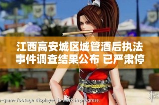 江西高安城区城管酒后执法事件调查结果公布 已严肃停职处理