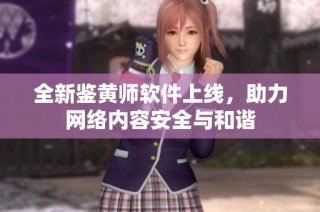全新鉴黄师软件上线，助力网络内容安全与和谐