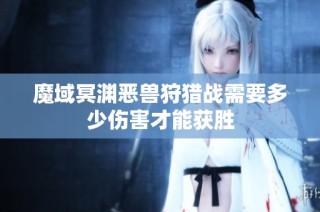 魔域冥渊恶兽狩猎战需要多少伤害才能获胜