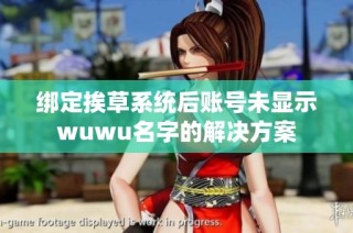 绑定挨草系统后账号未显示wuwu名字的解决方案
