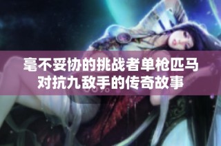 毫不妥协的挑战者单枪匹马对抗九敌手的传奇故事