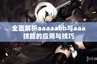 全面解析aaaaabb与aaa技能的应用与技巧