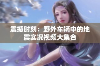 震撼时刻：野外车辆中的地震实况视频大集合