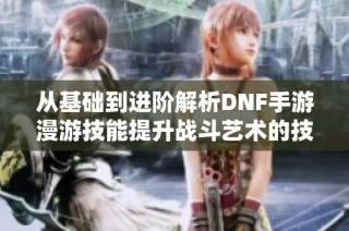 从基础到进阶解析DNF手游漫游技能提升战斗艺术的技巧指南