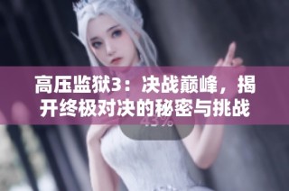 高压监狱3：决战巅峰，揭开终极对决的秘密与挑战