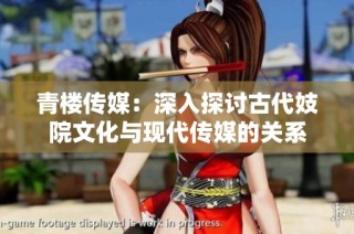 青楼传媒：深入探讨古代妓院文化与现代传媒的关系