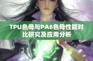 TPU色母与PA6色母性能对比研究及应用分析
