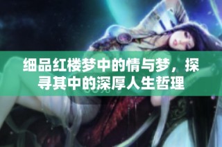 细品红楼梦中的情与梦，探寻其中的深厚人生哲理