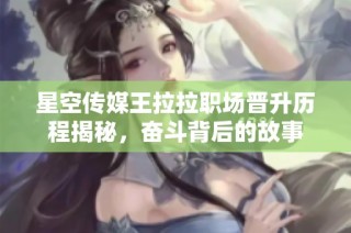 星空传媒王拉拉职场晋升历程揭秘，奋斗背后的故事