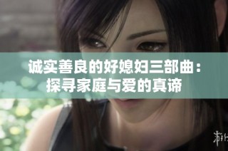 诚实善良的好媳妇三部曲：探寻家庭与爱的真谛