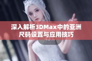 深入解析3DMax中的亚洲尺码设置与应用技巧