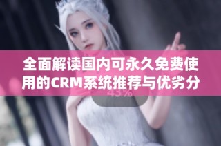 全面解读国内可永久免费使用的CRM系统推荐与优劣分析