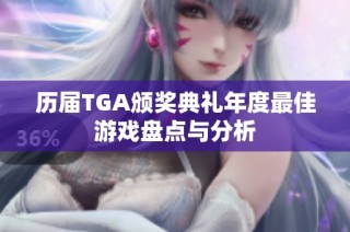 历届TGA颁奖典礼年度最佳游戏盘点与分析