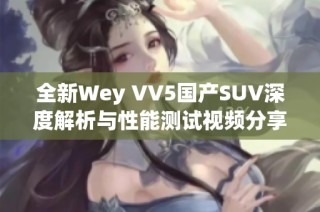 全新Wey VV5国产SUV深度解析与性能测试视频分享