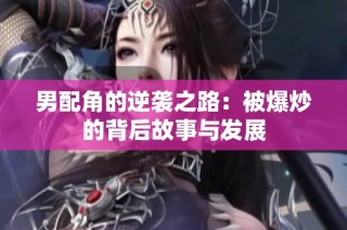 男配角的逆袭之路：被爆炒的背后故事与发展