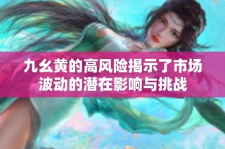 九幺黄的高风险揭示了市场波动的潜在影响与挑战