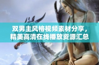 双男主风格视频素材分享，精美高清在线播放资源汇总