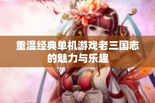 重温经典单机游戏老三国志的魅力与乐趣