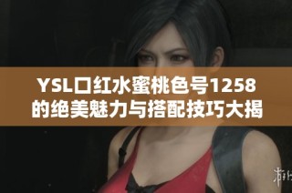 YSL口红水蜜桃色号1258的绝美魅力与搭配技巧大揭秘