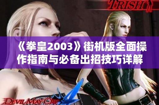 《拳皇2003》街机版全面操作指南与必备出招技巧详解