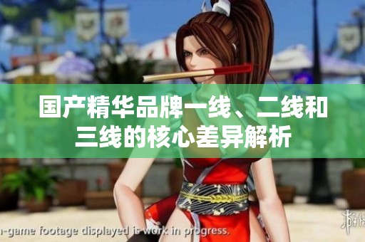 国产精华品牌一线、二线和三线的核心差异解析