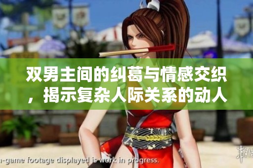 双男主间的纠葛与情感交织，揭示复杂人际关系的动人故事