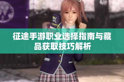 征途手游职业选择指南与藏品获取技巧解析