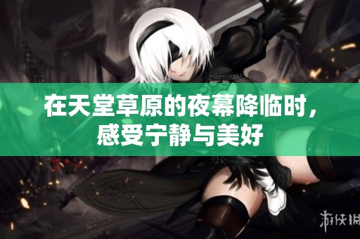 在天堂草原的夜幕降临时，感受宁静与美好