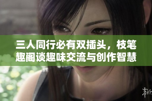 三人同行必有双插头，枝笔趣阁谈趣味交流与创作智慧
