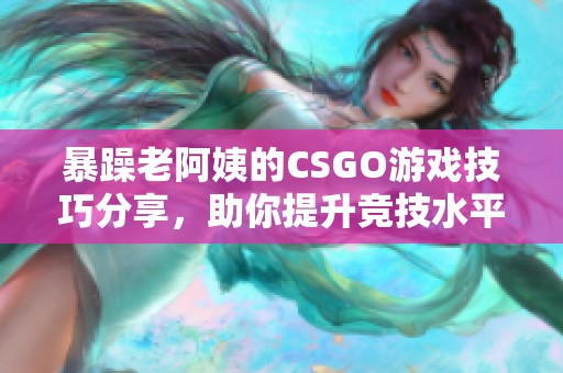 暴躁老阿姨的CSGO游戏技巧分享，助你提升竞技水平
