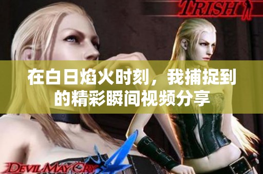 在白日焰火时刻，我捕捉到的精彩瞬间视频分享