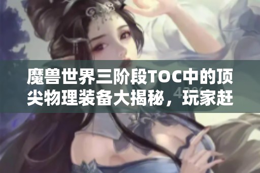 魔兽世界三阶段TOC中的顶尖物理装备大揭秘，玩家赶紧来抢吧!