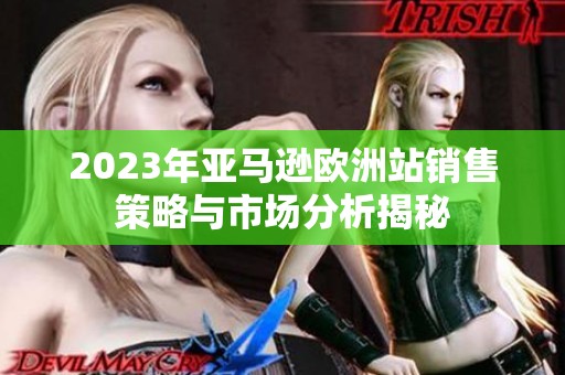 2023年亚马逊欧洲站销售策略与市场分析揭秘