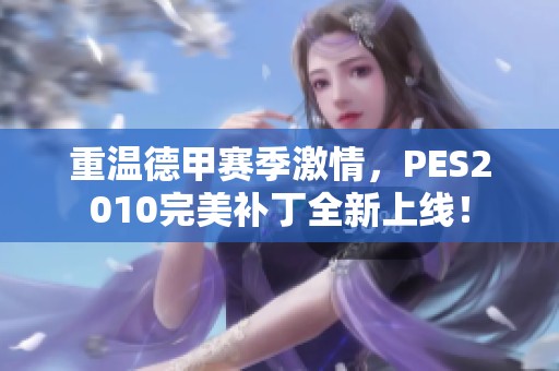 重温德甲赛季激情，PES2010完美补丁全新上线！