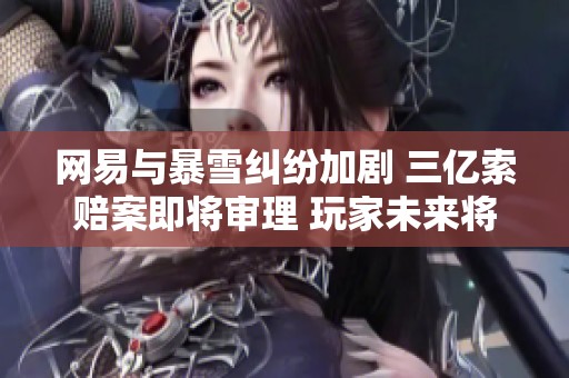 网易与暴雪纠纷加剧 三亿索赔案即将审理 玩家未来将何去何从
