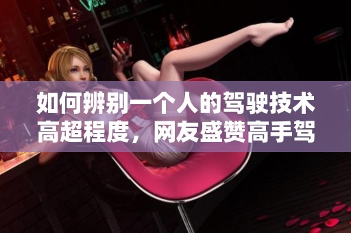 如何辨别一个人的驾驶技术高超程度，网友盛赞高手驾车技巧