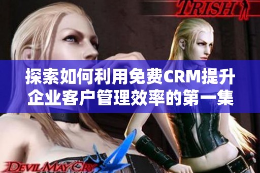 探索如何利用免费CRM提升企业客户管理效率的第一集