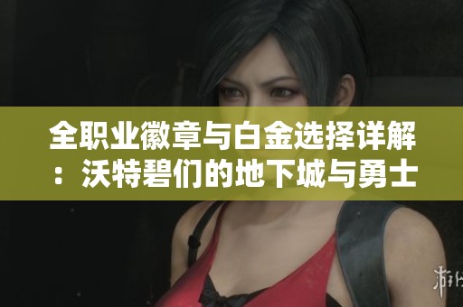 全职业徽章与白金选择详解：沃特碧们的地下城与勇士之路