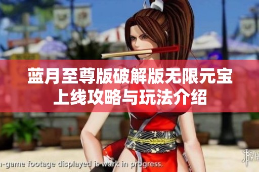蓝月至尊版破解版无限元宝上线攻略与玩法介绍