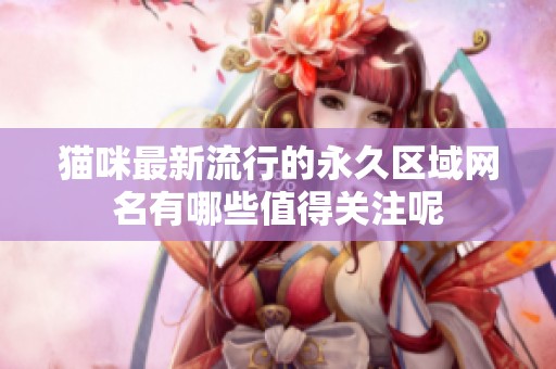 猫咪最新流行的永久区域网名有哪些值得关注呢