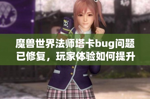 魔兽世界法师塔卡bug问题已修复，玩家体验如何提升？