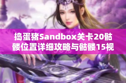 捣蛋猪Sandbox关卡20骷髅位置详细攻略与骷髅15视频解析