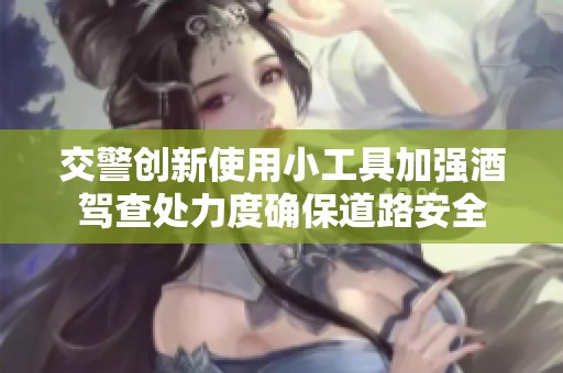 交警创新使用小工具加强酒驾查处力度确保道路安全