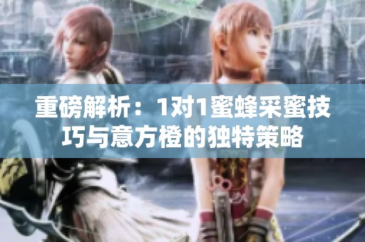 重磅解析：1对1蜜蜂采蜜技巧与意方橙的独特策略