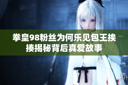 拳皇98粉丝为何乐见包王挨揍揭秘背后真爱故事