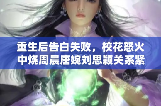 重生后告白失败，校花怒火中烧周晨唐婉刘思颖关系紧张